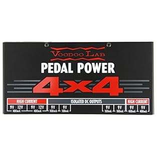 Four 9V isolated high-current 400mA output sections (2 with 12V option) power Strymon, Eventide, Line 6 (excludes M9/M13), Boss Twin, TC Electronic Nova, Moog and more Four 9V isolated 100mA output sections All outputs compatible with 9V battery oper...