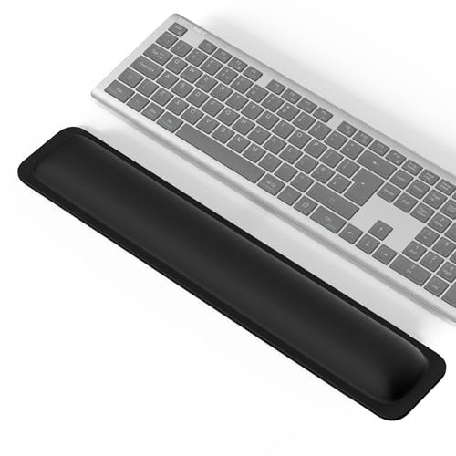 TECKNET Keyboard Wrist Rest, Gaming Wrist Support Keyboard, Ergonomic Wrist Support Mat with Comfortable Memory Foam, Non-Slip Keyboard Wrist Rest Mat for Working and Gaming