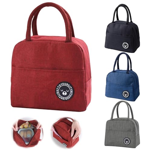 Pranzo in ufficio: consigli per prepararlo, mangiar sano e non ingrassare! 9 ZoneYan Piccola Borsa Termica Porta Pranzo, Borsa...