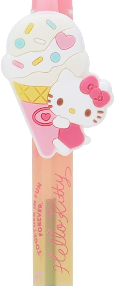キティちゃんアイスクリーム型ボールペン5個セット未使用品