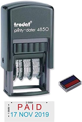 Trodat Printy 4911 Stamp "Paid" - Red – Star Light Kuwait