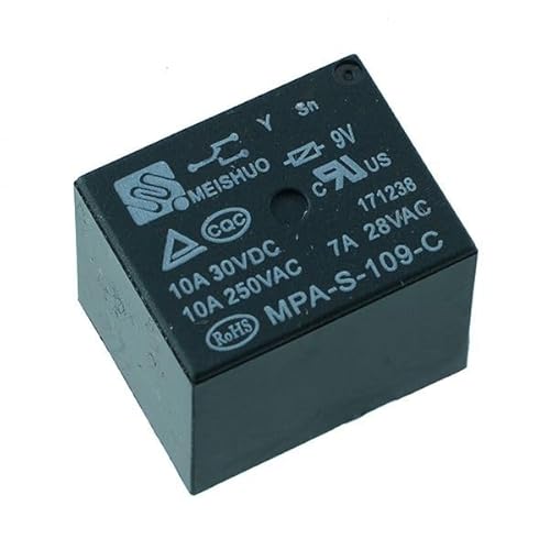 9V Mini Power Relay Spdt 15A Electronics Components Diy