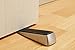 Shepherd Hardware 3314 Designer Satin Nickel Door Wedge with Non-Skid Rubber Base Grip