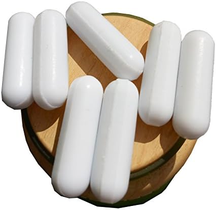 Magnetic Stirrer Stir Bar PTFE Magnetic Mixer Stir Bars (9X30mm, Cylinder Shape, 10PCS)