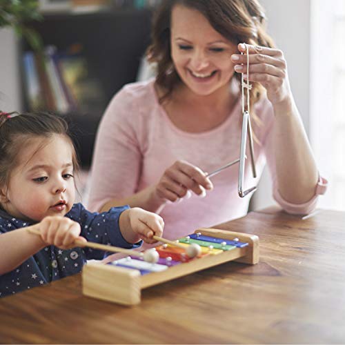 image for Tobeape Baby Musical Instruments, 25 PCS Wooden Percussion Instruments