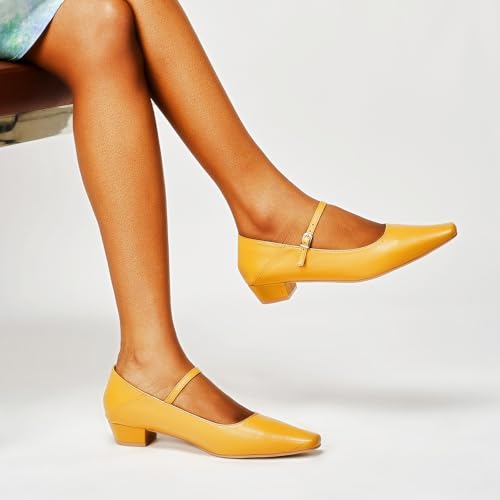 Image of C.Paravano Women's Pumps | Mary Jane Flats | Low Heel Dress Shoes | Convertible Heel Shoes