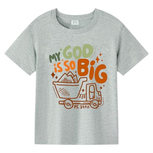 Image of Kids Christian Shirt Toddler Created with a Purpose Shirt Boys Girls Bible Verse Religious Clothes 2-7 Years