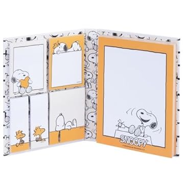 Grupo Erik: Set Block Notes Snoopy | Blocchetti Memo con Note Adesive di Snoopy, 6 blocchetti in 3 formati diversi, sticky notes personalizzate, Cancelleria Snoopy Peanuts