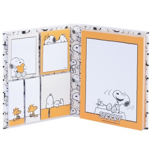 Grupo Erik Bloc de notas Adhesivas Snoopy - 6 tamaños diferentes notas adhesivas - Notas adhesivas bonitas - Papeleria y material escolar, licencia oficial