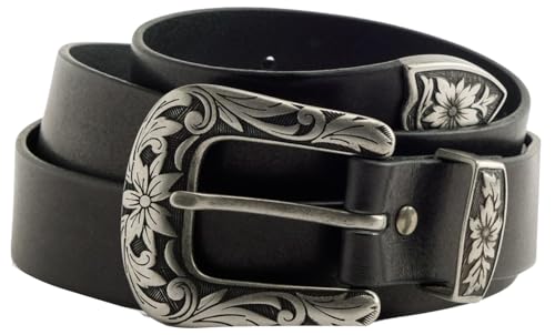 Levi's Men's Go West Belt, Caviar, 80