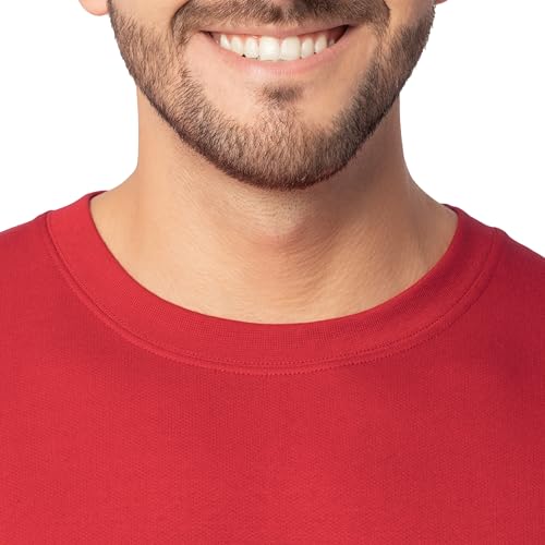 Fruit of the Loom Men's Eversoft Fleece Sweatshirts & Hoodies, Sweatshirt-Red, XX-Large