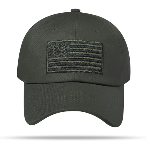 Image of American Flag Hat, Adjustable Fit USA Baseball Cap for Men Women, Dad Hats, Outdoor Ball Caps for Casual Wear