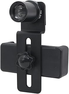 Lab Microscope Accessories Diameter 23.2mm 30mm 30.5mm Mobile Phone Clip with 12.5X Eyepiece Lens Mobile Phone mounting Adapter Telescope Accessories (Size : 23.2mm)