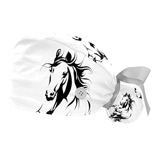 Chapeaux bouffants ajustables en textile respirant premium