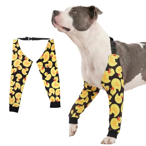 Image of LovinPet Dog Elbow Protector Anti-Licking Elbow Sleeve, Adjustable, Comfortable & Durable Front Leg Guard for Medium to Large Dogs, Prevents Licking and Chewing,Dog Sleeve,Dog Leg Sleeve