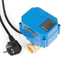 U.S. Solid Motorisierter Kugelhahn 220V AC mit Stecker 1/2 Zoll DN15, stromlos offen, 2-wege Messing-Elektrokugelhahn, automatische Rückkehr – Ansicht 6