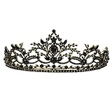 elsa dress with hoop skirt alloy As for Black Gifts Lovely Gothic Accessories up Dress Queen Alloy Ladies Hoop Bridal Ornament and Birdal Jewelry, Decor, Western Crowns, Elegant Exquisite Royal Jewelry