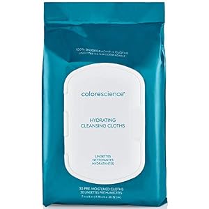 Image of Colorescience Hydrating Cleansing Cloths, 30 Pre-Moistened Cloths, Fragrance-Free & Hypoallergenic