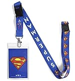 Ata-Boy DC Comics Superman Reversible Lanyard with Breakaway Clip and ID Holder