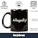 Allegedly Mug, Lawyer Gifts Appreciation Funny Mug, Allegedly Unique Gift for Men Women, Lawyer, Future Lawyer, Law Student Graduation, Attorney, Birthday, Christmas, Black Coffee Mug 11Oz