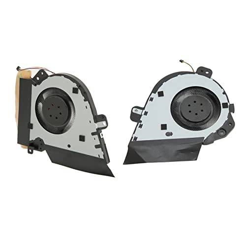 Wentylator do Laptopa DC5V 0,5A Wykonany z Wytrzymałego ABS Lekki Stop Aluminium 4Pin Wentylator Chłodzący Łatwe Podłączenie Mały Rozmiar Dla GA502D (Wentylator chłodzący