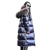 ★ HIGH-QUALITY FUR COLLAr: Winter Jacket The hair is dense and fluffy. It is both beautiful and foreign, with a small face, strong warmth, natural and uniform hair color, rich and soft, and good gloss.