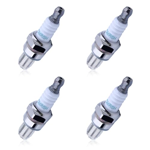 Haishine 4 Pack CMR6H Spark Plugs NGK OEM Replacement Parts Fits for Stihl FS90 FS100 FS110 HL90 HL110 HT100 KM90 BR500 Trimmer Weedeater