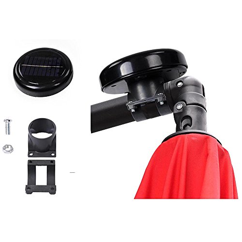 Offset Patio Umbrella Solar String Lights X 9ft 8 Rib 9ft Koval Inc Cool White Lighting Umbrella Lights