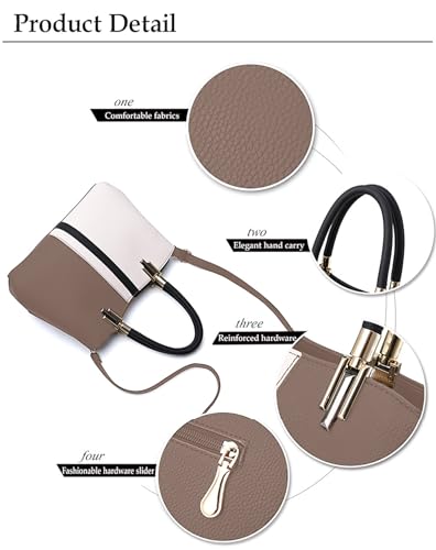 Image of SYGA Women'S Crossbody Bag, Top Zip Closure And Adjustable Shoulder Strap Pu Leather Handbag
