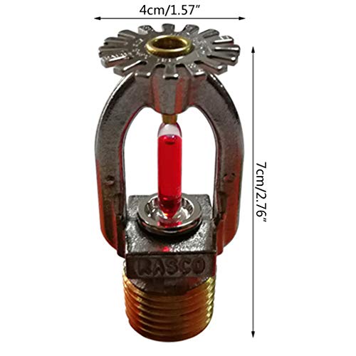 155°F (68°C) K=5.6 K80 Standard Response for Automatic Fire Sprinkler System Chrome Fire Extinguisher Head Pendent Spray
