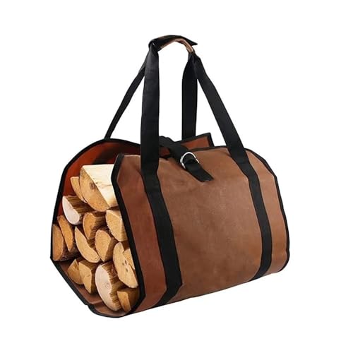 Bolsas de almacenamiento de leña Bolsas de almacenamiento de leña portátiles al aire libre Bolsas de almacenamiento multifuncionales de durabilidad a los arañazos Bolsas de almacenamiento de leña for