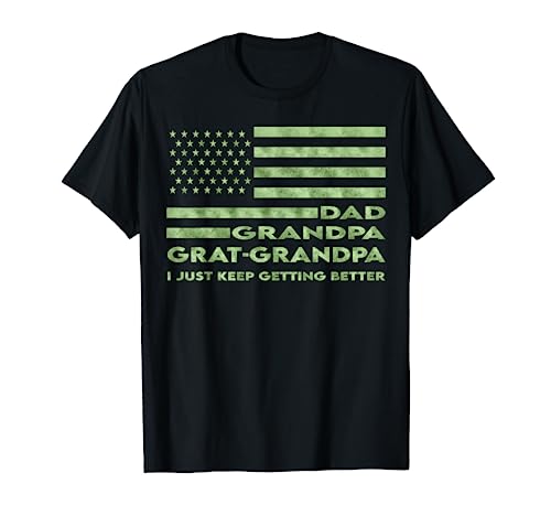 Mens Dad Grandpa Great Grandpa Fathers Day Last Minute Gifts T-Shirt