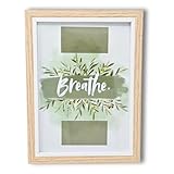 Cadre photo en bois de qualité supérieure de 13 x 18 cm avec image à motif : le cadre photo en bois aspect chêne est idéal pour les photos, les impressions, les affiches, les dessins ou les certificats. Le cadre a été fabriqué en bois MDF (aspect chêne) avec plexiglas – robuste, durable et élégant. Le kit comprend un cadre photo ainsi qu'un motif d'image pour le cadre.