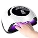 SINZONeu Lampe UV Sèche Ongles, 120W UV LED Séchoir à Ongles Professionnel Automatique, 4 Minuteries 10/30/60/99S, Grand LCD Ecran, Base Aimant Démontable, pour Vernis Semi Permanent, Gel Vernis