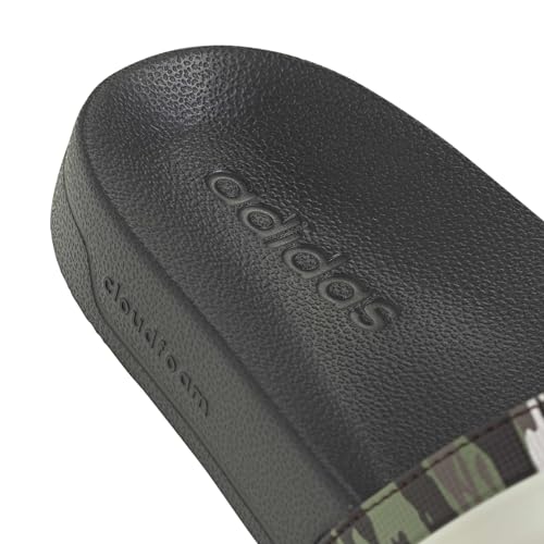 Image of adidas Women ADILETTE SHOWER Synthetic Swim Slide FTWWHT /GOLDMT /BOGOLD | LUT50