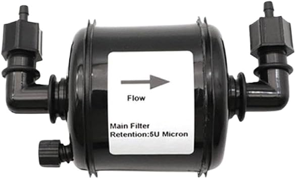 1pcs 10um 5um Inkjet Printer Ink Filter Capsule Type Large Size Compatible with Solvent Ink DTF Printers Like Myjet Vista and Similar Models White Color5umElbow-Black