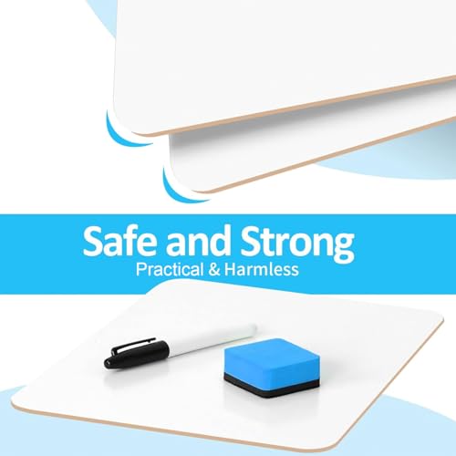 dry erase lapboards pandri 26 pack double sided 125 x 9 inch whiteboards with 26 erasers and 26 markers dry erase boards for students classroom teacher supplies