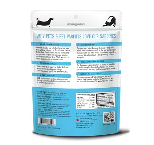 Image of The Granville Island Pet Treatery Sardines for Dogs & Sardines for Cats (3.17 oz, Pack of 1) - Dehydrated Single Ingredient Dog Treats - All Natural Dog Treats, Grain Free - Dog Training Treats