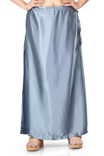 Image of Madhu Fashion Women's Satin Saree Petticoat Saree Underskirt