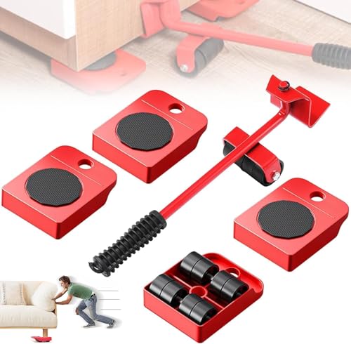 Catálogo de Ruedas para refrigerador comprados en linea. 49 YAYUSI Juego de 5 Herramientas Elevadoras de Muebles,Base para Mover Muebles Pesados,Mueve Muebles con 4 Ruedaspara Sofás, Gabinete, Refrigeradores,Ruedas para Muebles Pesados de...