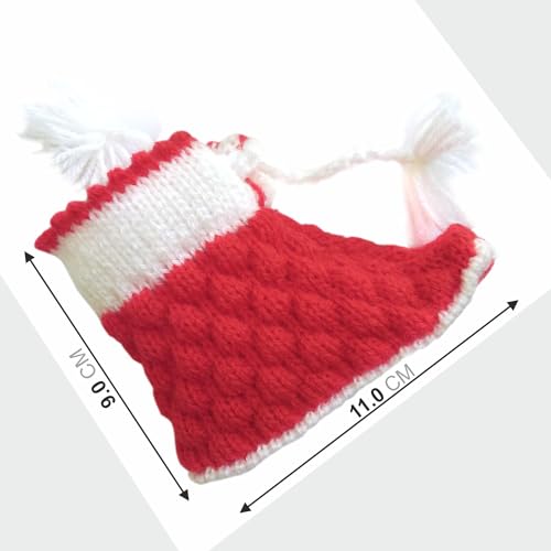 Image of Woolen Knitted sock for winter /Winter socks for newborn babies Soft Woolen Socks(Multicolor, 3-6 Months) Pack of 2
