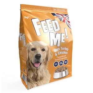 HiLife FEED ME! – Complete Dry Dog Food – Turkey Chicken Bacon Vegetables – Soft Moist & Meaty, Pack of 4 x 2kg