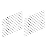 MAGICLULU 24個多功能シーフードフォーク ステンレス製 広のフラットテールでカニやエビをきれいに取り出し 使いやすいピーリングツール 家用