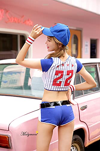 Amazon.co.jp: [マリームーン] Malymoom コスプレ ベースボールガール