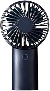 Aviski Handheld Desk Fan Rechargeable, Silent USB Portable Handheld Fan with 4000mah Rechargeable Battery USB Desktop Fan for Home Office Outdoor Travel, 3 Adjustable Speed and 4 Fan Blades