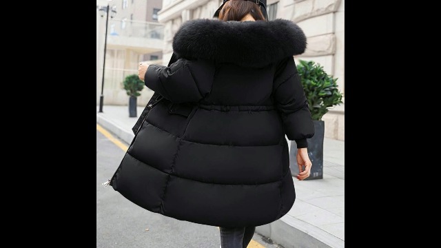 Giacca con Cappuccio Donna In Peluche Larga Casual Foderato Piumino