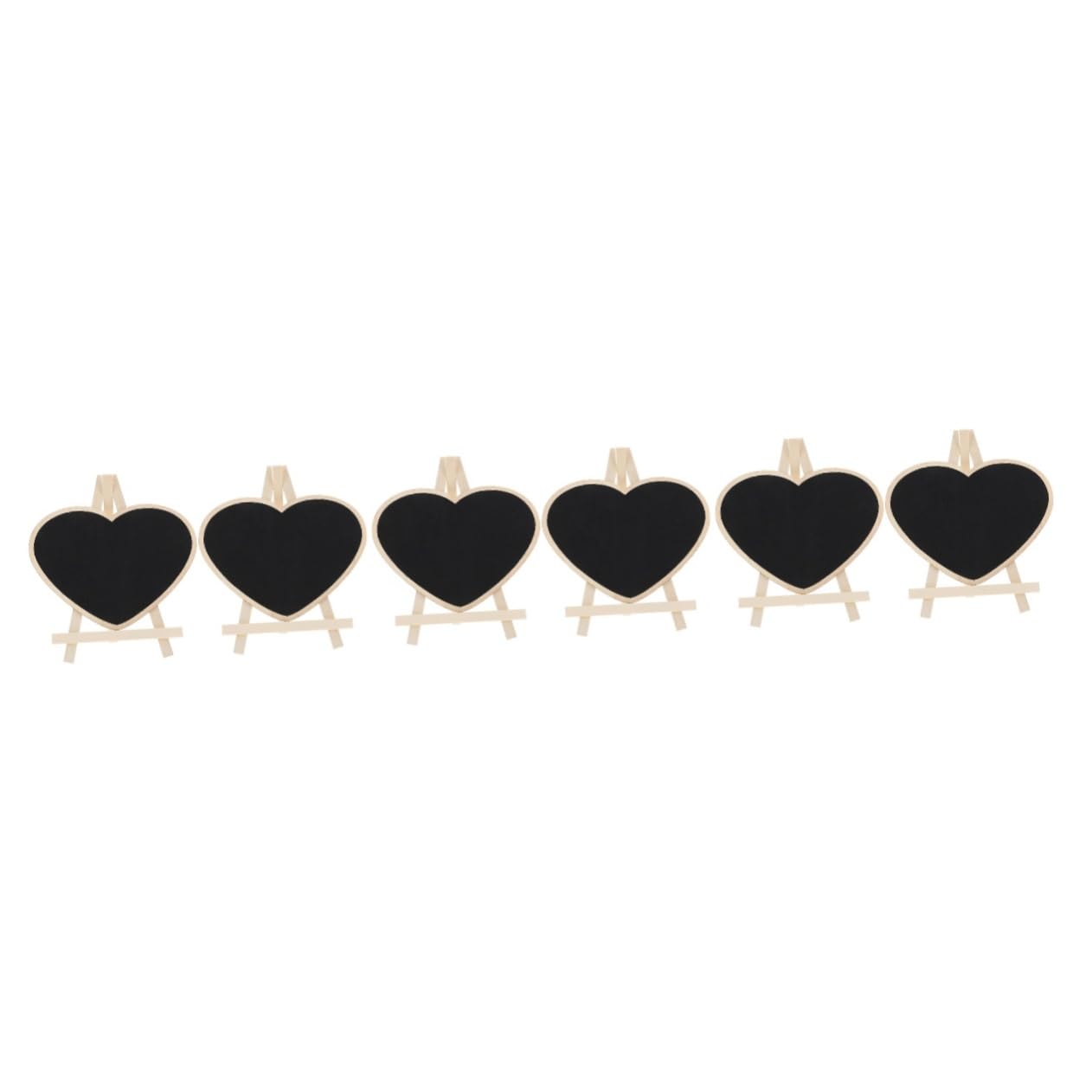 Operitacx 6 Piezas Pizarra Verticales Mini Cartel De Pizarra De Madera Mini Pizarra Pizarras Decorativas Etiqueta Pizarra Mini Letreros De Pizarra Con Soporte Escritorio Con Agujeros Niño