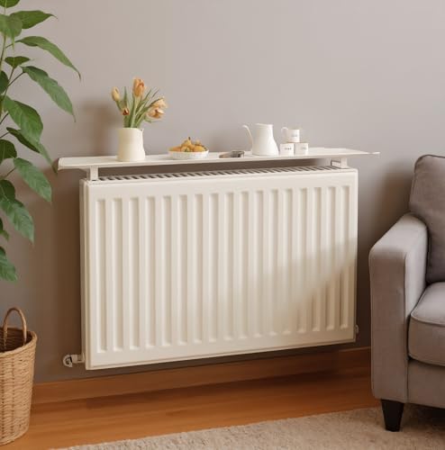 Étagère murale suspendue en métal sans perçage pour habiller un radiateur inesthétique