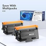 colorfly TN3600 TN3600XL toner kompatybilny z Brother TN3600 TN-3600 3600XL do Brother HL-L5210DN HL-L5210DW HL-L5215DN HL-L6210DW HL-L6410DN HL-L6415DN MFC-L5715DN MFC-L677715DN 10DW MFC-L6915DN, 1