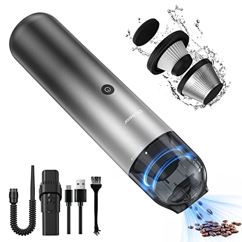Handheld Vacuum Cordless, Car Vacuum Cleaner, Hand Held Vacuum with ...